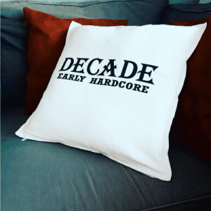 Decade of Early Hardcore Pillow Kussentje cushion