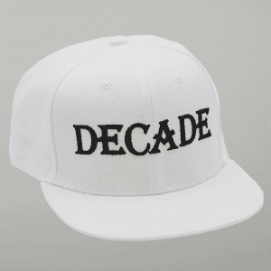 Decade Snapback Cap White