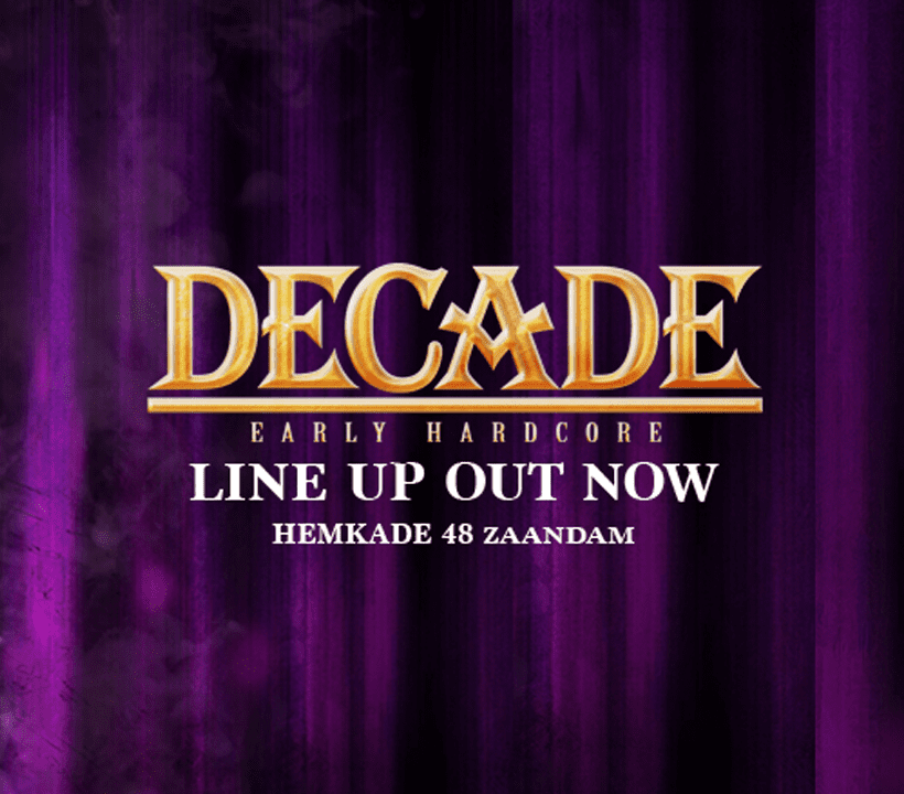 Decade of Early Hardcore Line-Up teaser