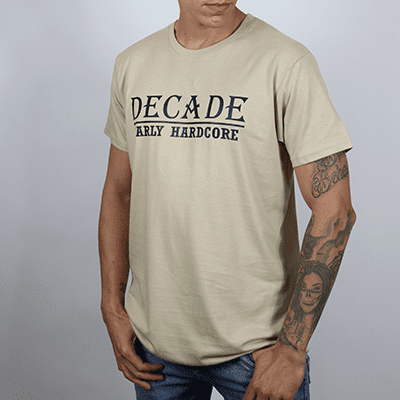 Decade T-Shirt Sand Early Hardcore Zand